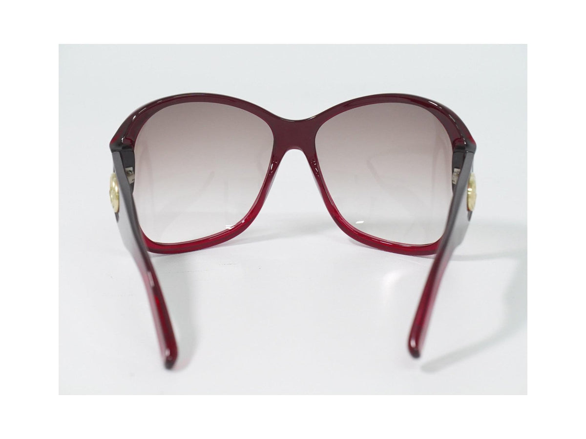 Lunettes De Soleil Gucci Eyewear Plastic - Rouge