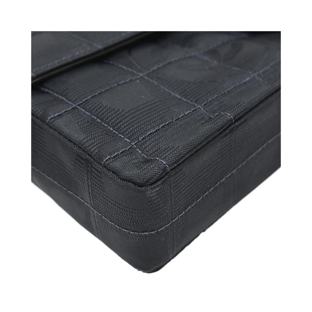 Sac Porté Épaule Chanel Travel Line Flap East West Nylon - Noir