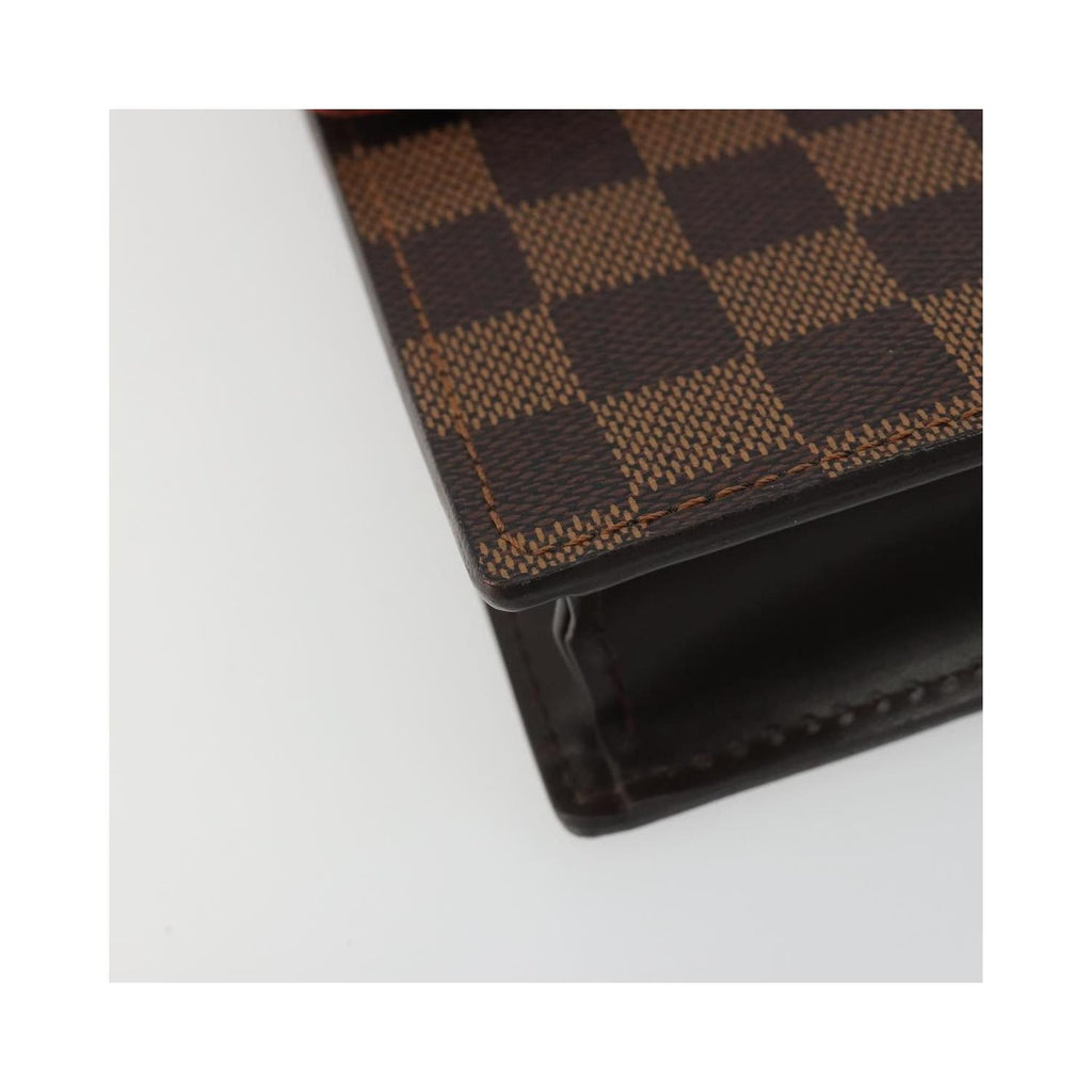 Sac Porté Épaule Louis Vuitton Portobello Messenger Toile - Marron