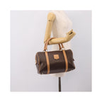 Sac De Voyage Celine Boston Toile - Marron