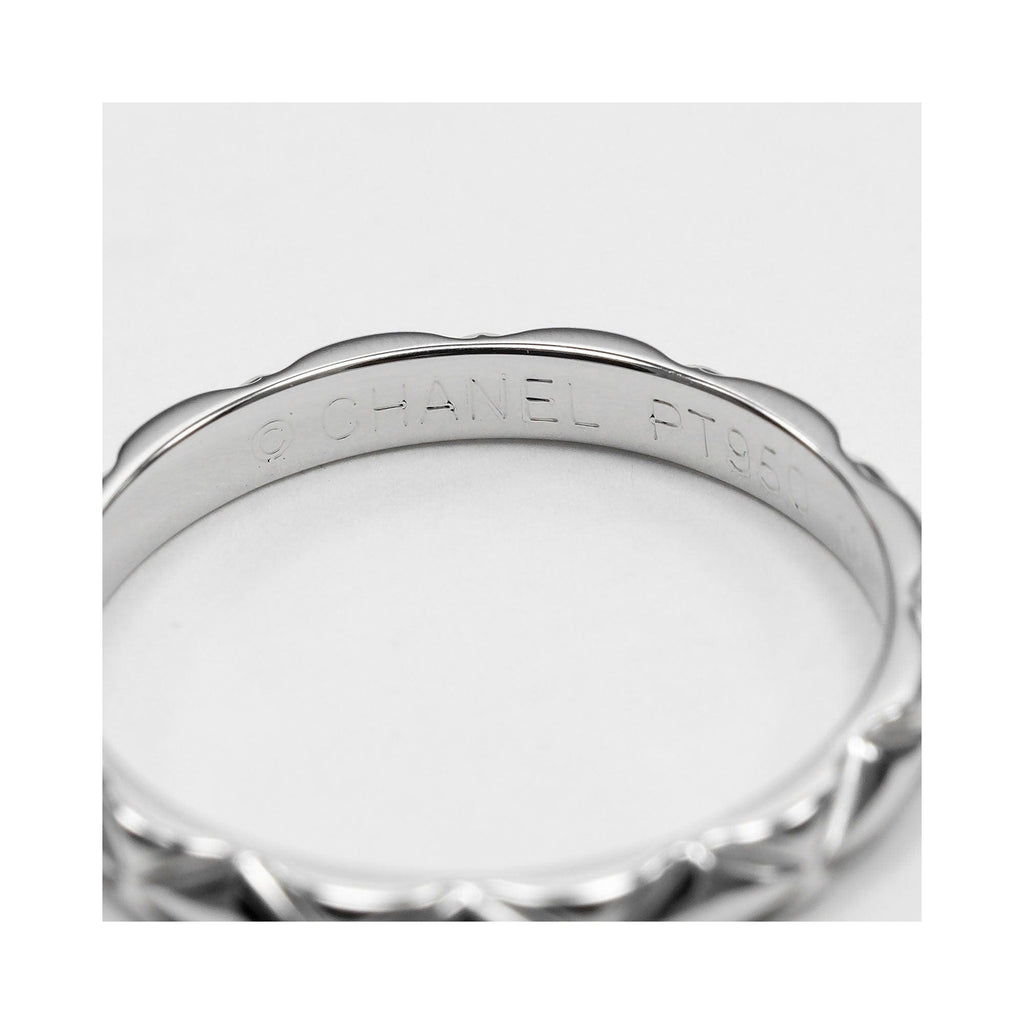 Bague Chanel Matelasse Platinum - Argent