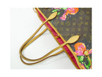 Cabas Louis Vuitton Neverfull Tote Mm Toile - Marron