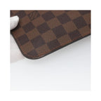 Bolso Louis Vuitton Neverfull Pochette MM de lona - marrón