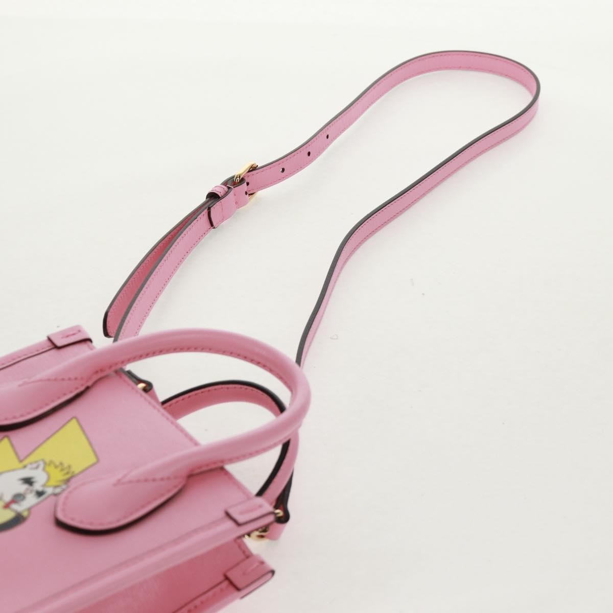 Cabas Gucci Vertical Tote Mini Cuir - Rose