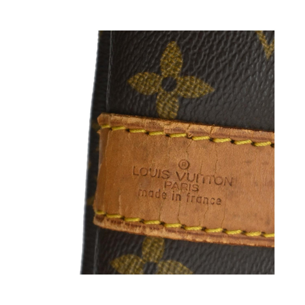 Sac De Voyage Louis Vuitton Keepall Bandoulière 55 Cuir - Marron