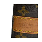 Sac De Voyage Louis Vuitton Keepall Bandoulière 55 Cuir - Marron