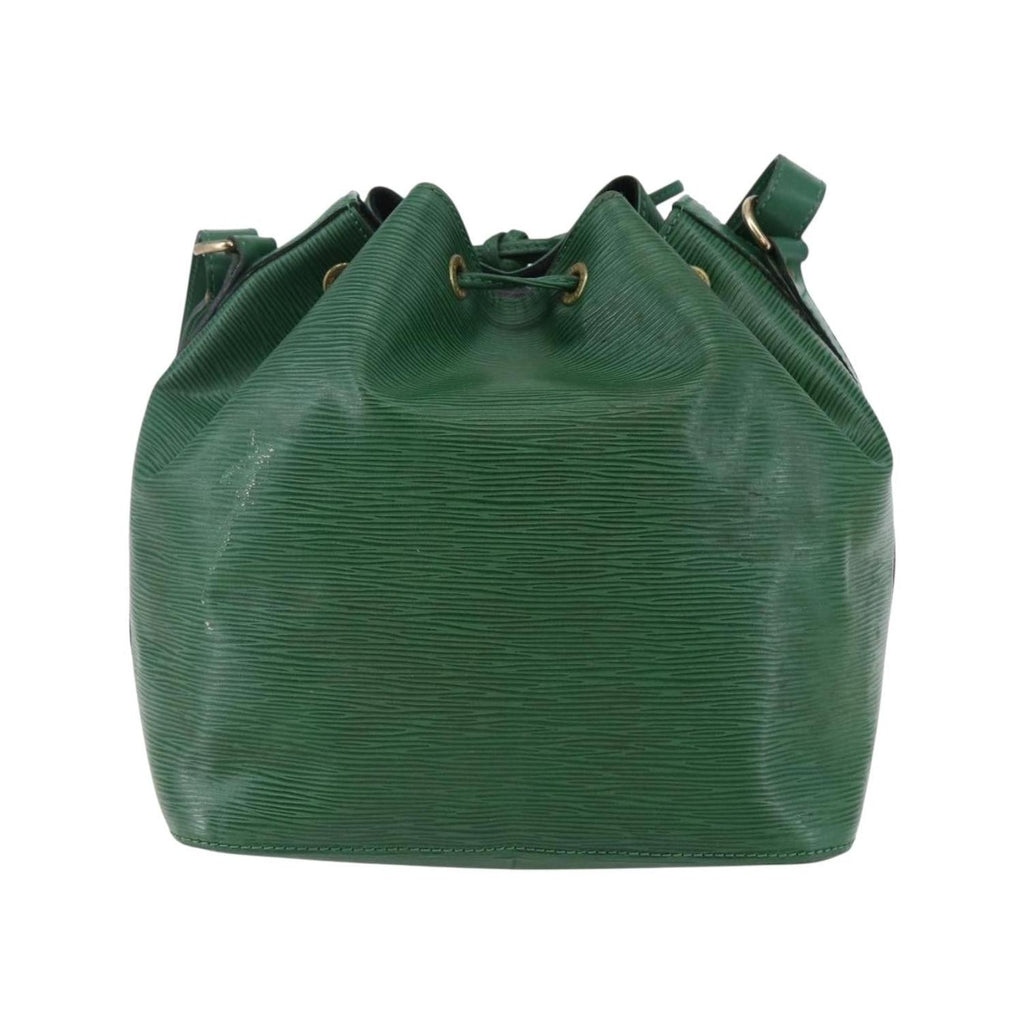 Sac Porté Épaule Louis Vuitton Petit Noe Handbag Medium Cuir - Vert