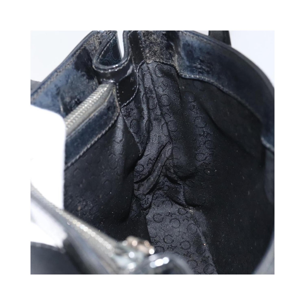 Cabas Celine Vintage Macadam Shopper Tote Plastic - Noir