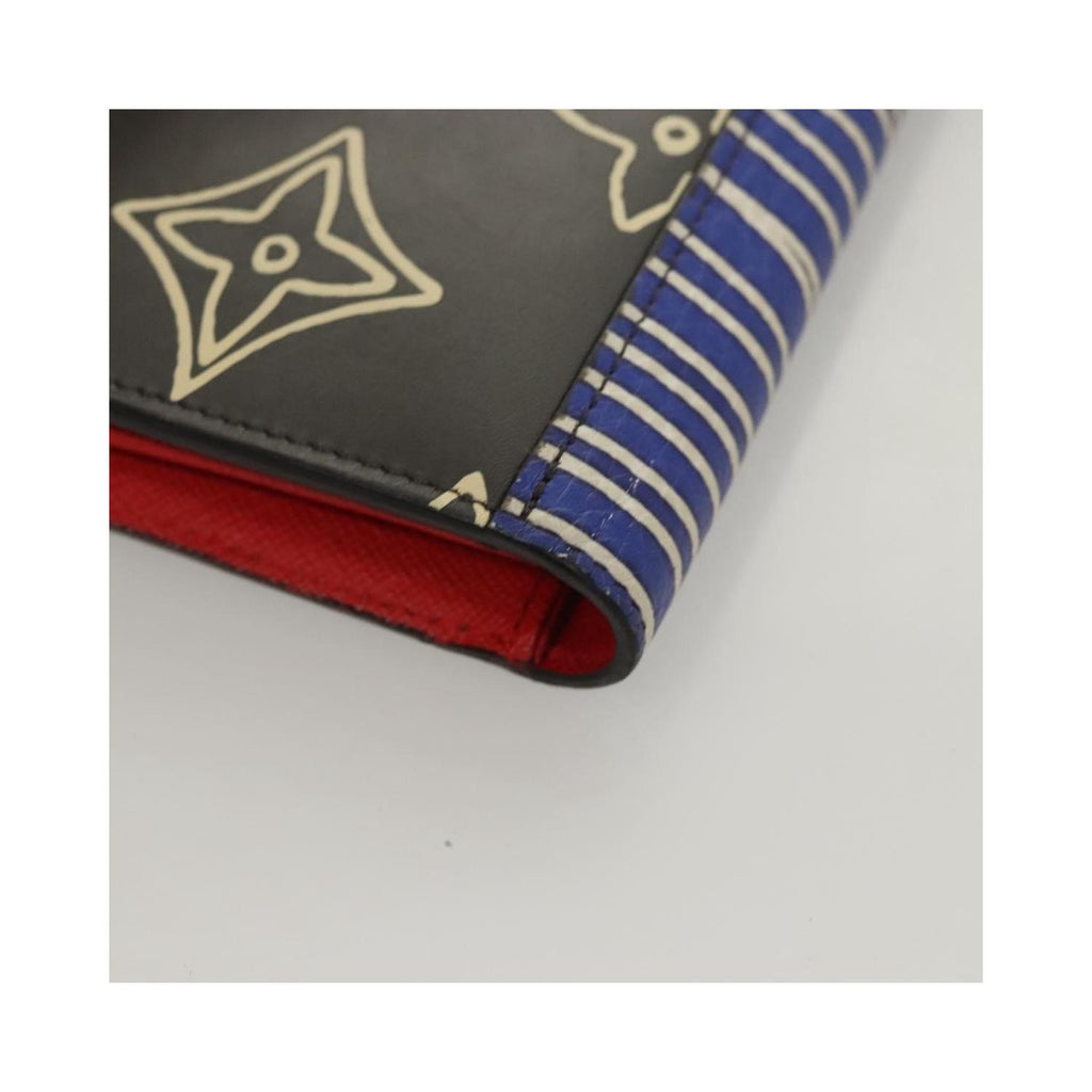 Portefeuille Louis Vuitton Porte Feuille Brother Toile - Bleu