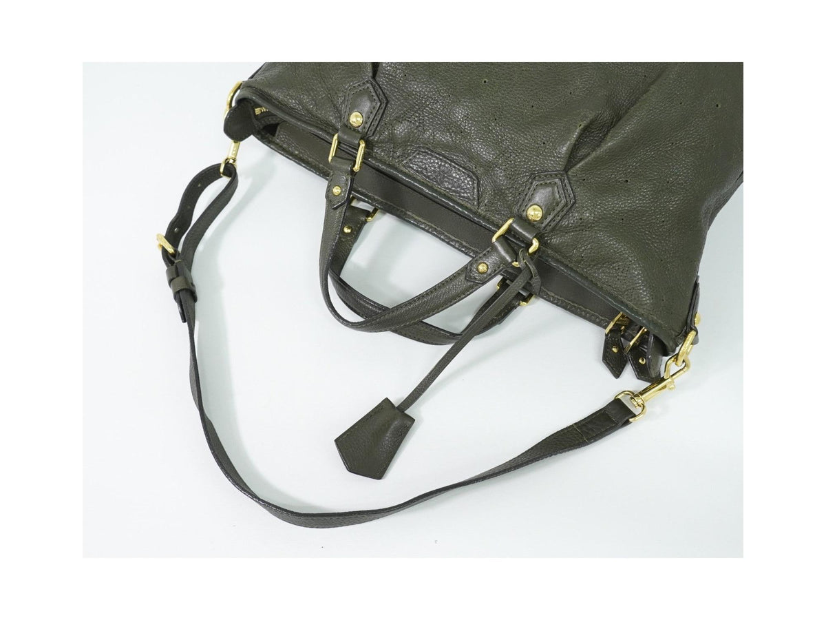 Sac À Main Louis Vuitton Stellar Pm Cuir - Kaki