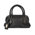 Fendi - Sac À Main Selleria Frame Doctor Mini Cuir - Noir