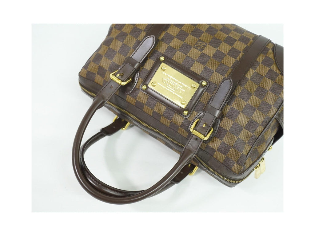 Sac À Main Louis Vuitton Berkeley Handbag Toile - Marron
