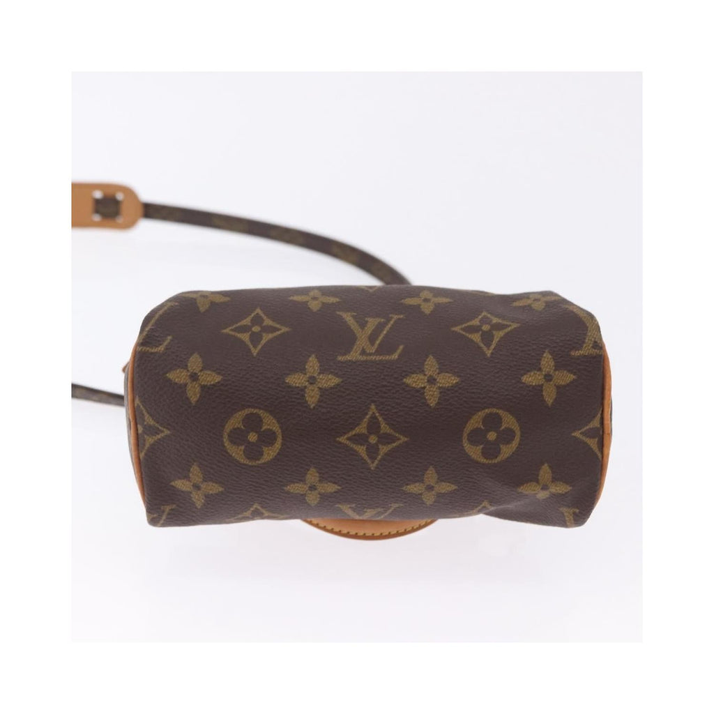 Louis Vuitton Speedy Mini HL Canvas Handbag - Brown