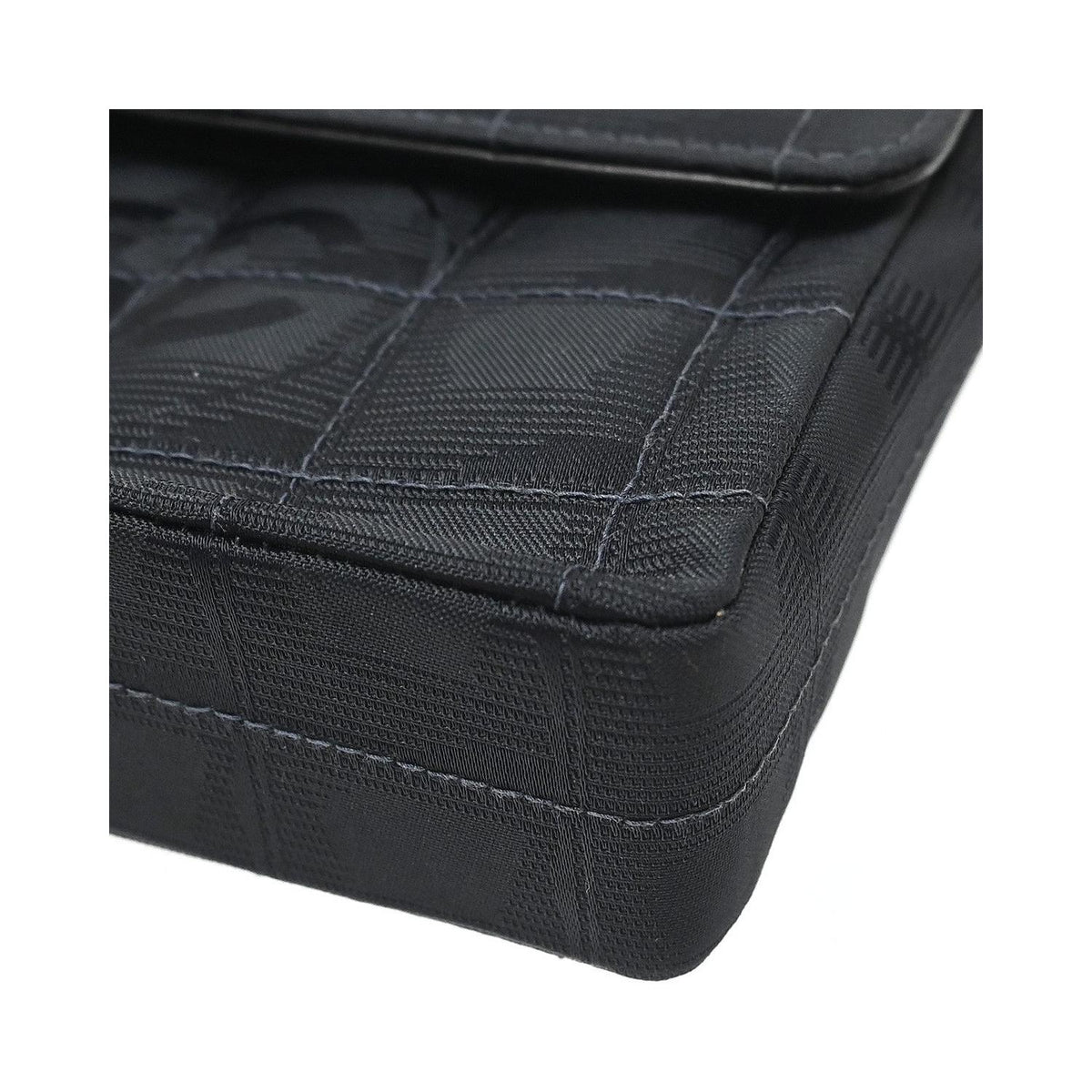 Sac Porté Épaule Chanel Travel Line Flap East West Nylon - Noir