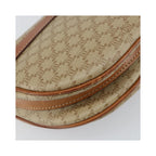 Sac Porté Épaule Celine Macadam Shoulder Bag Pvc - Beige