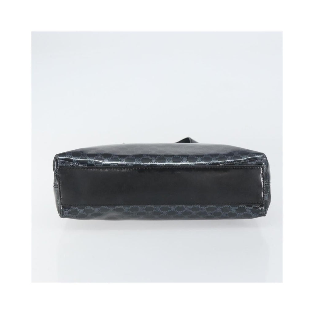 Cabas Celine Vintage Macadam Shopper Tote Plastic - Noir