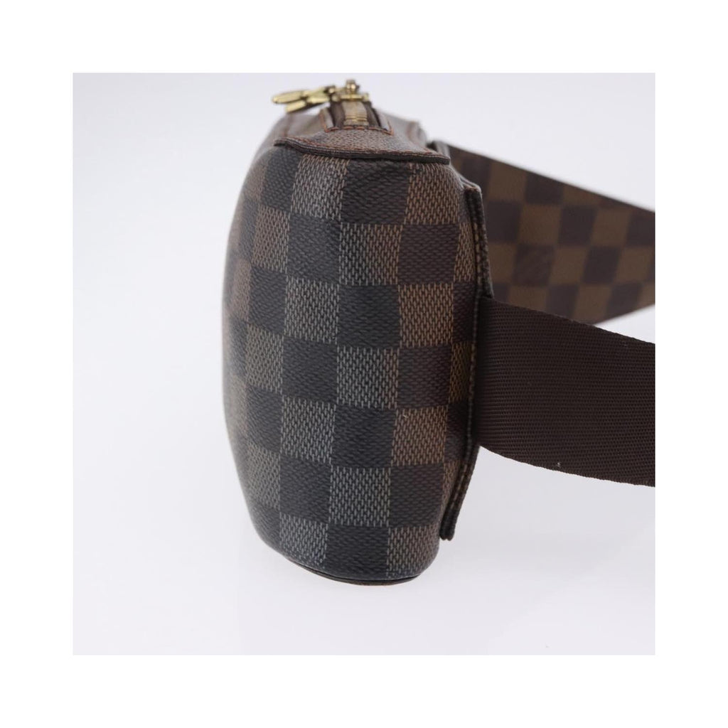 Sac Porté Épaule Louis Vuitton Geronimos Waist Toile - Marron