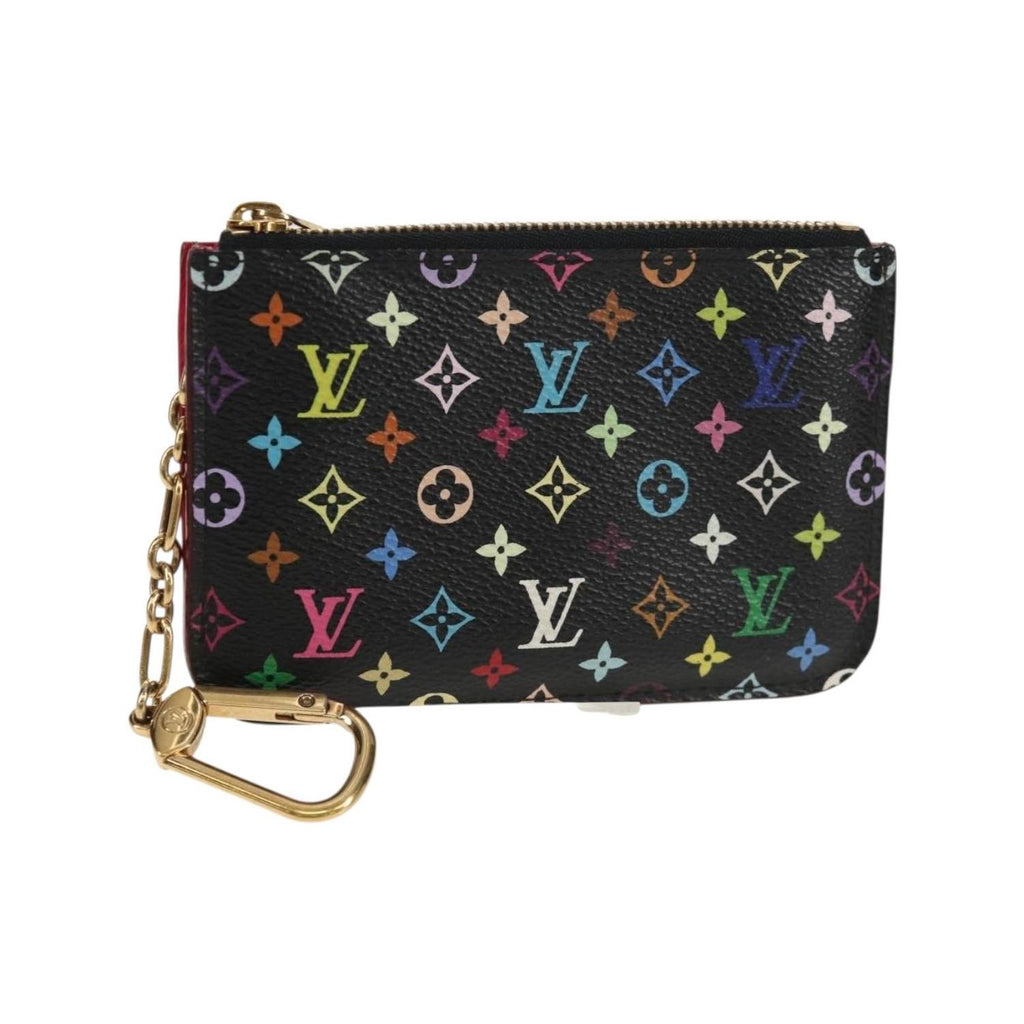 Louis Vuitton - Portamonete Pochette Clés NM in tela - Nero