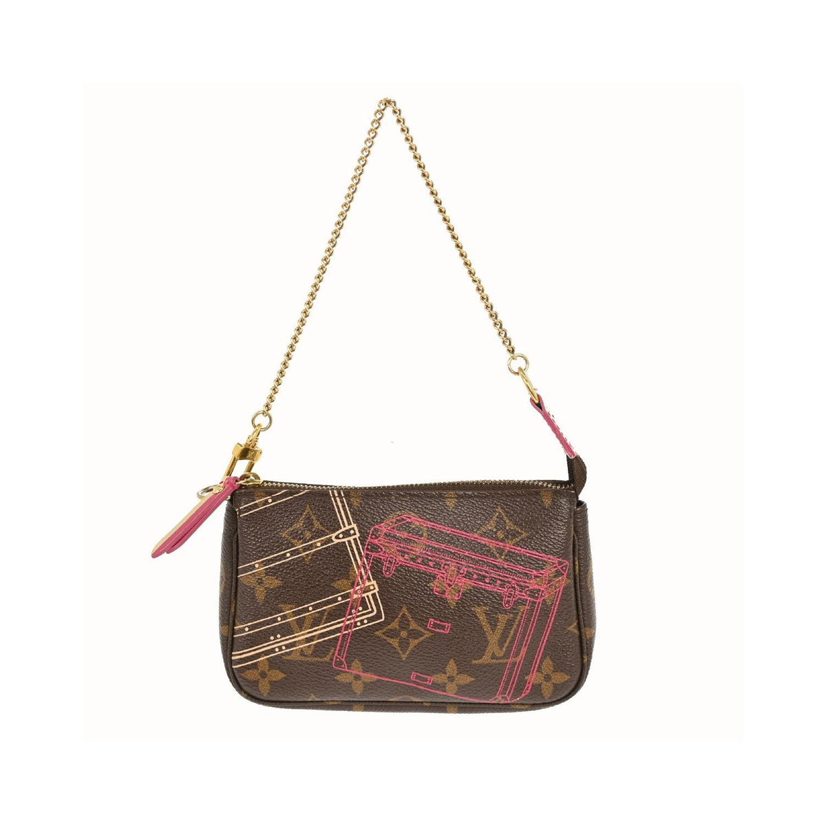 Pochette Louis Vuitton Pochette Accessoires Mini Toile - Marron