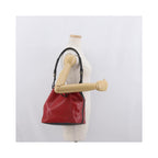 Sac Porté Épaule Louis Vuitton Bicolor Petit Noe Handbag Cuir - Rouge