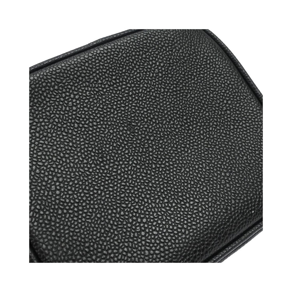 Sac À Main Chanel Vintage Timeless Cosmetic Case Small Cuir - Noir