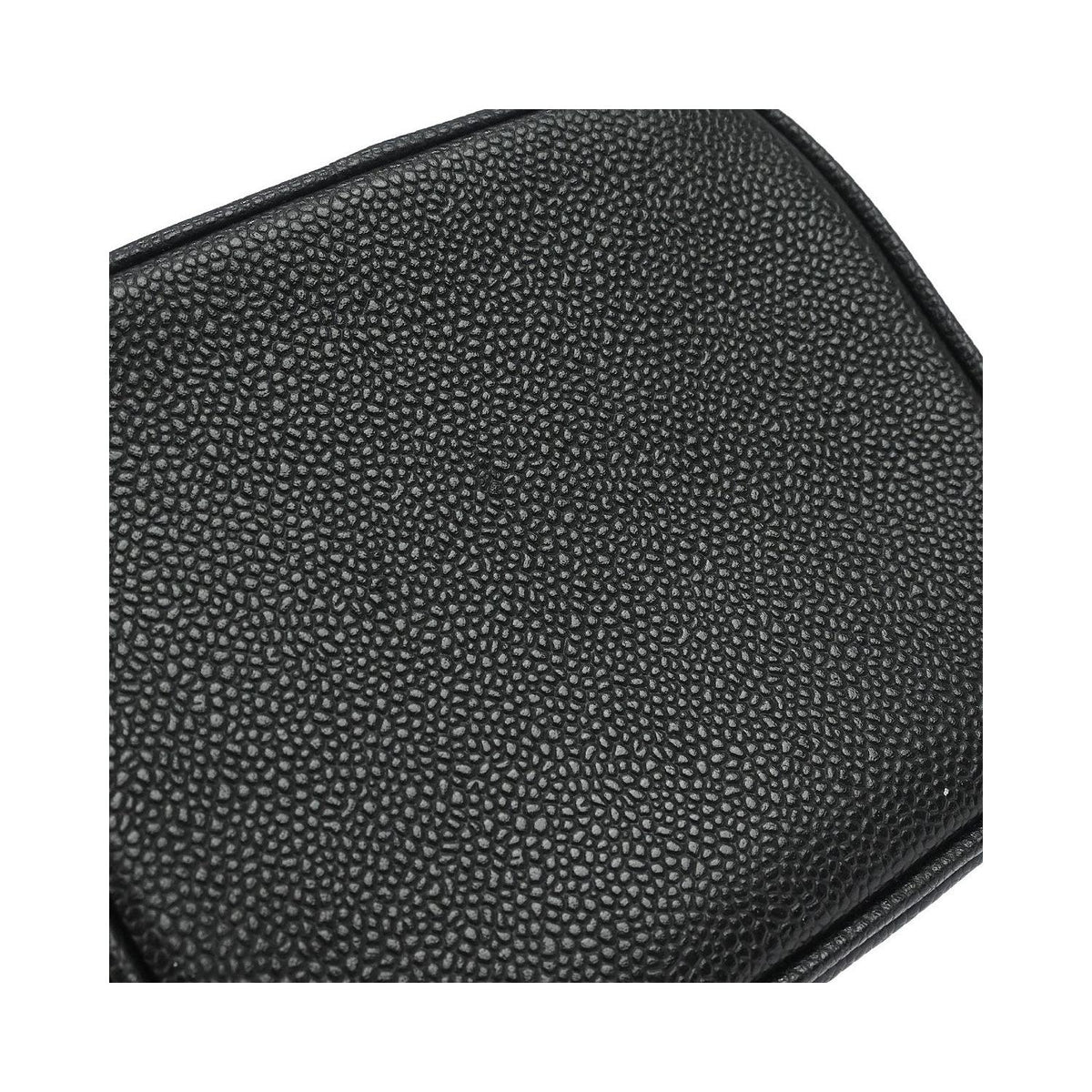 Sac À Main Chanel Vintage Timeless Cosmetic Case Small Cuir - Noir