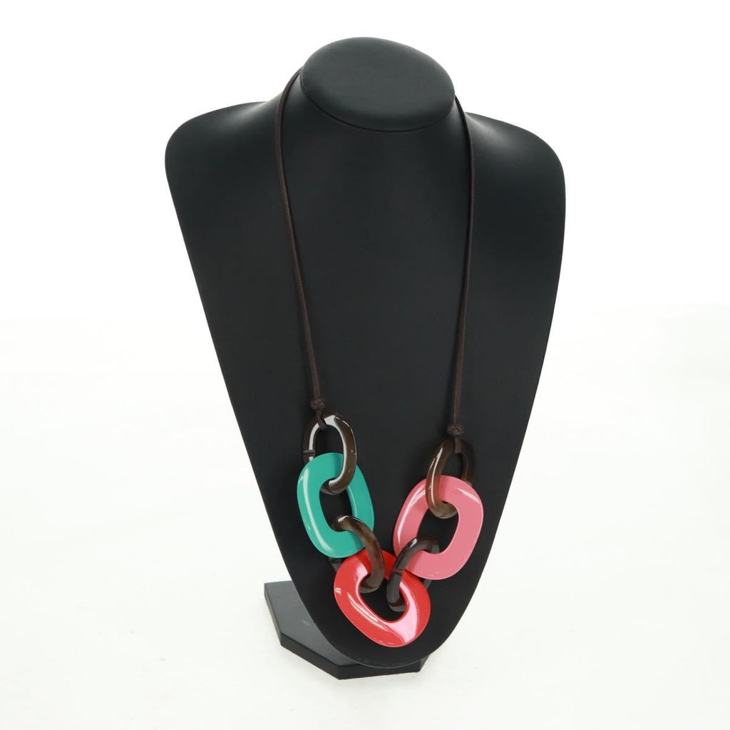 Collier Hermes Karamba Plastic - Multicolore