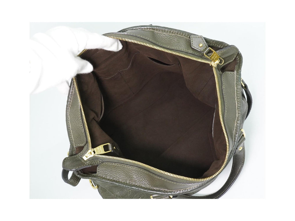 Sac À Main Louis Vuitton Stellar Pm Cuir - Kaki