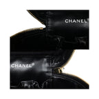Sac À Main Chanel Vintage Timeless Cosmetic Case Tall Calfskin - Noir