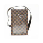 Sac Porté Épaule Louis Vuitton Portobello Messenger Toile - Marron