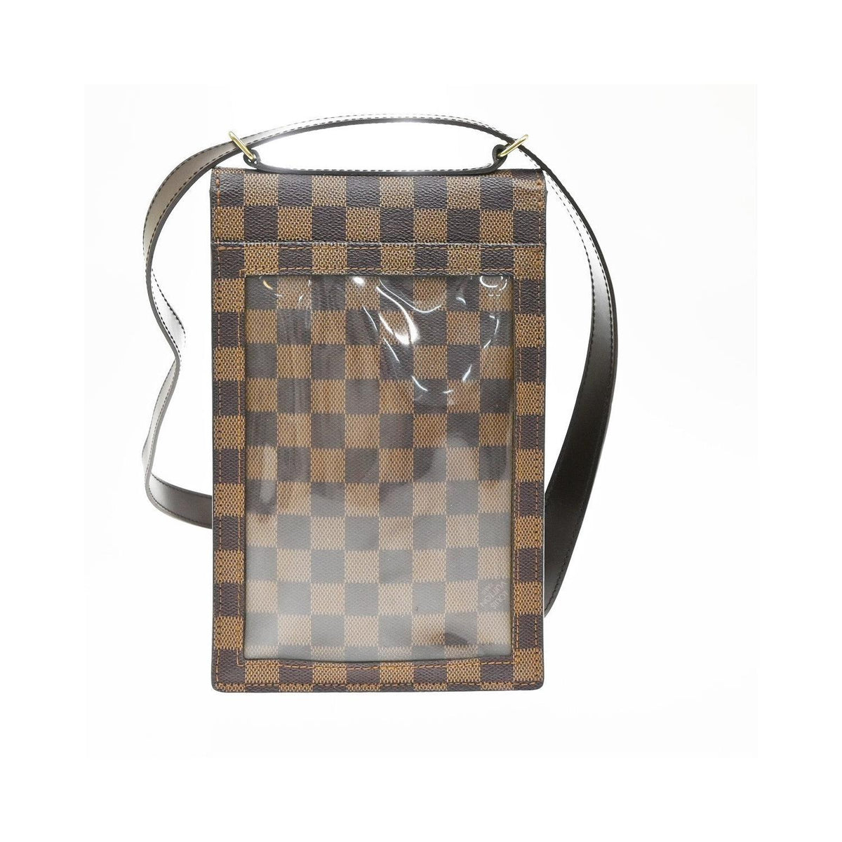 Sac Porté Épaule Louis Vuitton Portobello Messenger Toile - Marron
