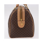 Sac À Main Celine Vintage Macadam Boston Pvc - Marron