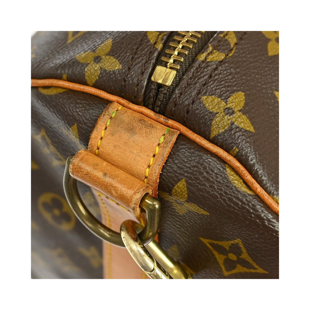 Louis Vuitton Keepall Bandoulière 60 Canvas Travel Bag - Brown