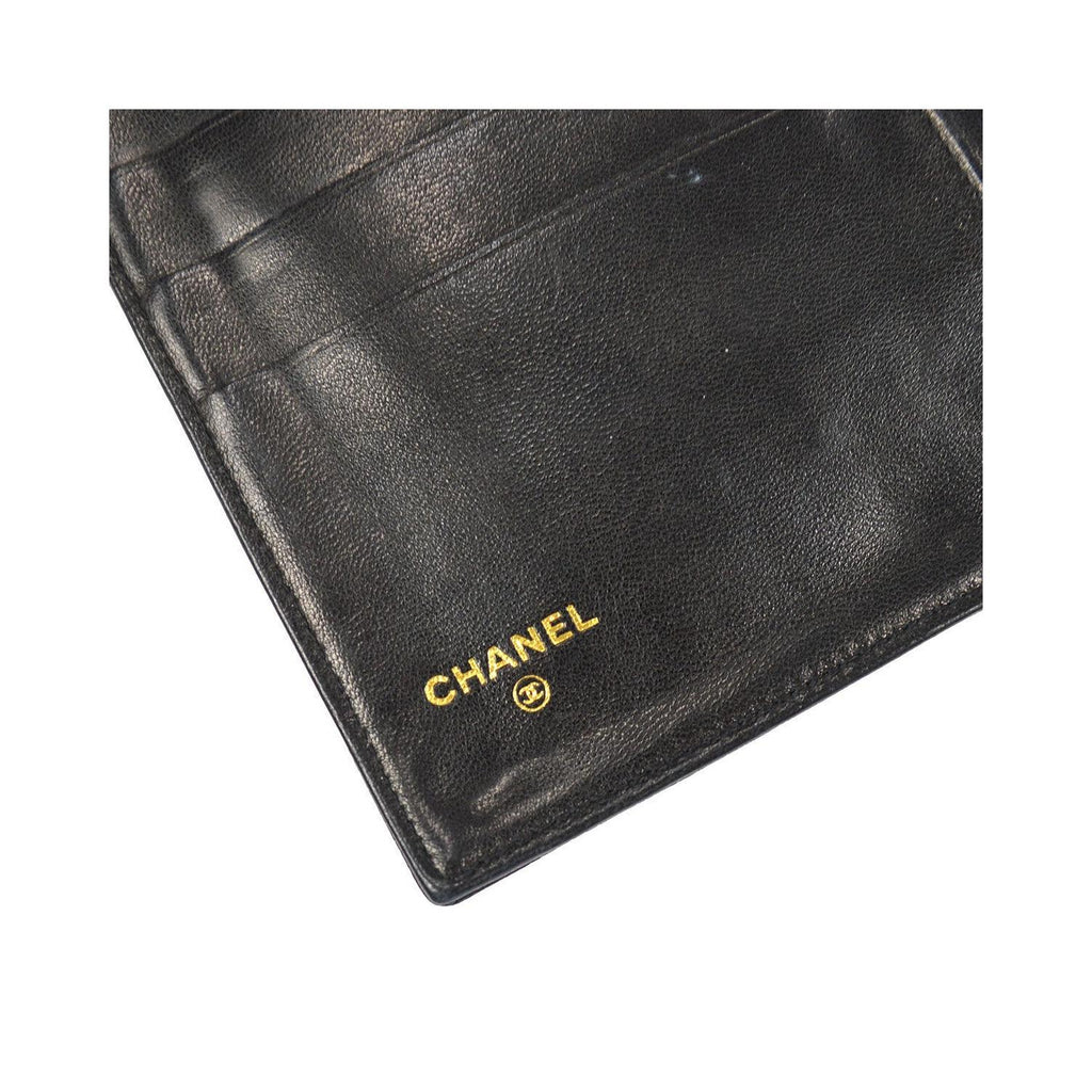 Portefeuille Chanel Timeless Cc French Long Cuir - Noir