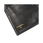 Portefeuille Chanel Timeless Cc French Long Cuir - Noir