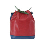 Sac Porté Épaule Louis Vuitton Tricolor Noe Handbag Large Cuir - Rouge