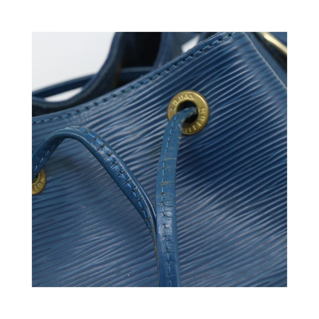 Sac Porté Épaule Louis Vuitton Noe Petit Noé Cuir - Bleu
