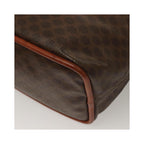 Sac À Main Celine Macadam Handbag Toile - Marron