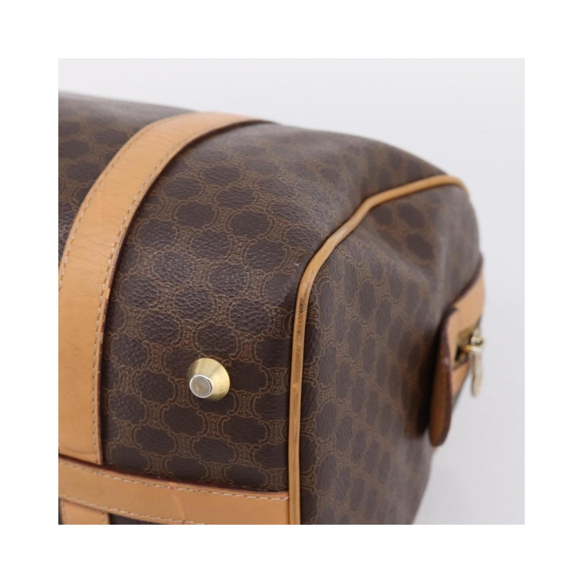 Sac De Voyage Celine Boston Toile - Marron