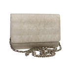 Sac Chanel Travel Line Wallet On Chain Nylon - Argent