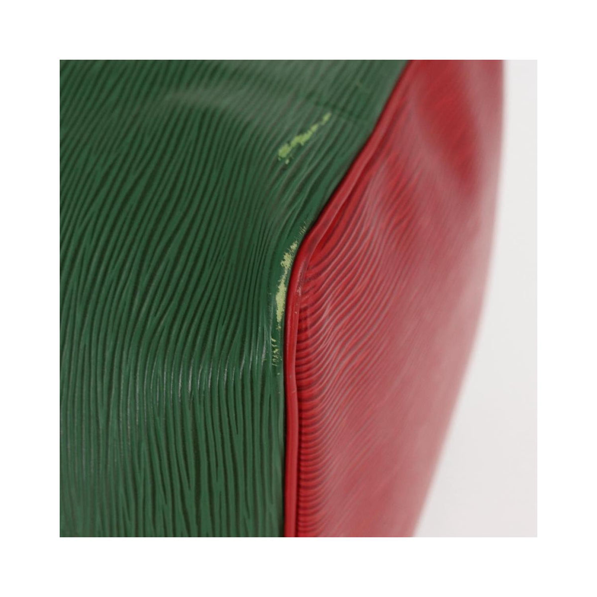 Sac Porté Épaule Louis Vuitton Bicolor Petit Noe Handbag Cuir - Vert
