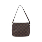 Pochette Louis Vuitton Trousse Make Up Small Toile - Marron