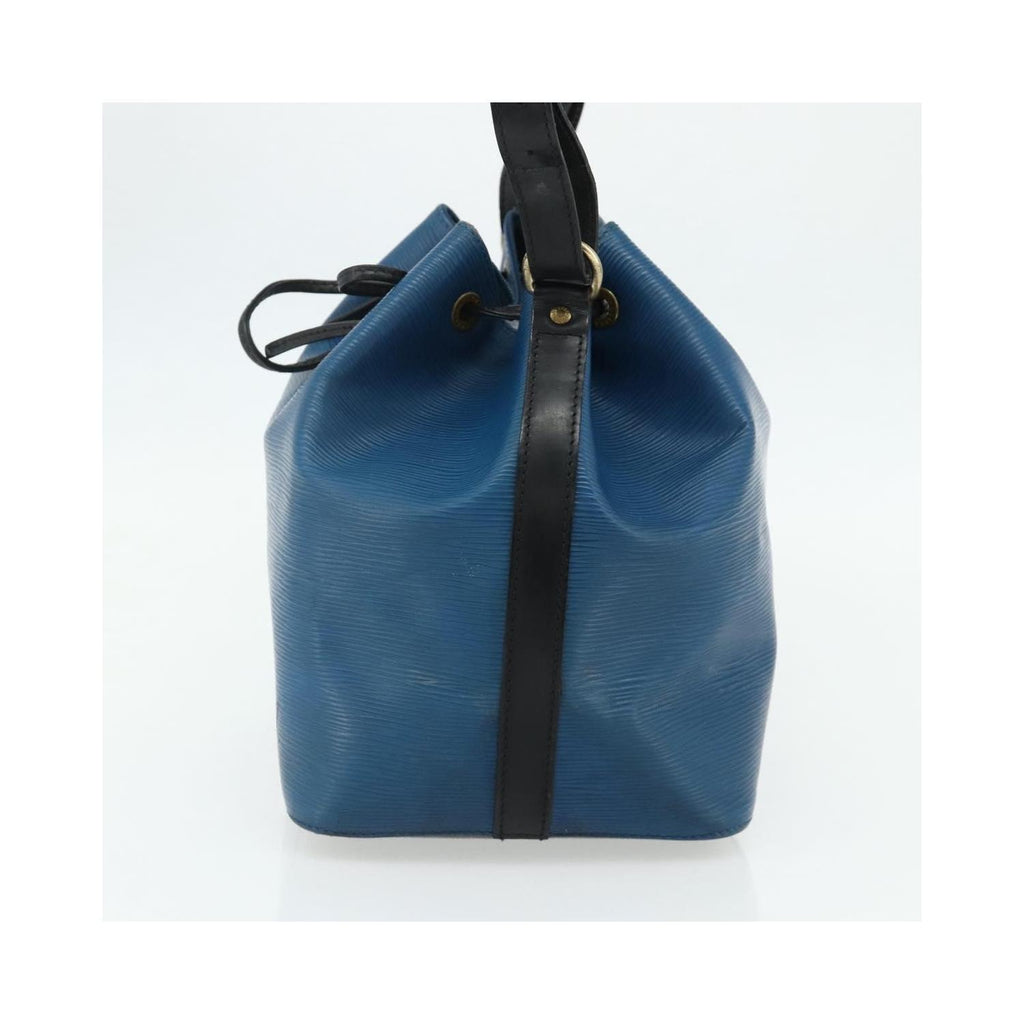 Sac Porté Épaule Louis Vuitton Bicolor Petit Noe Cuir - Bleu