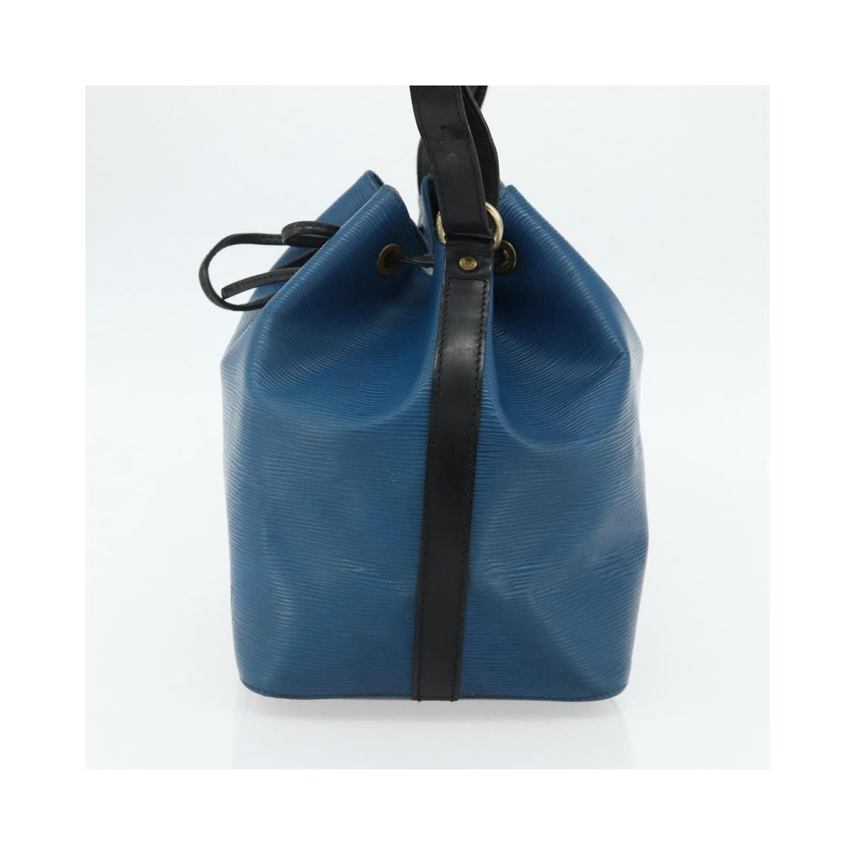 Sac Porté Épaule Louis Vuitton Bicolor Petit Noe Cuir - Bleu