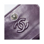 Sac À Main Chanel Wallet On Chain Velvet - Violet