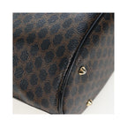 Sac Porté Épaule Celine C Macadam Tote Pvc - Noir