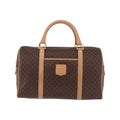 Sac À Main Celine Vintage Macadam Boston Pvc - Marron
