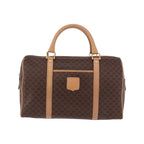 Sac À Main Celine Vintage Macadam Boston Pvc - Marron