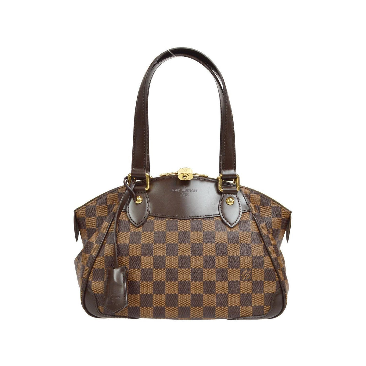 Bolso de hombro Louis Vuitton Verona PM de lona - Marrón