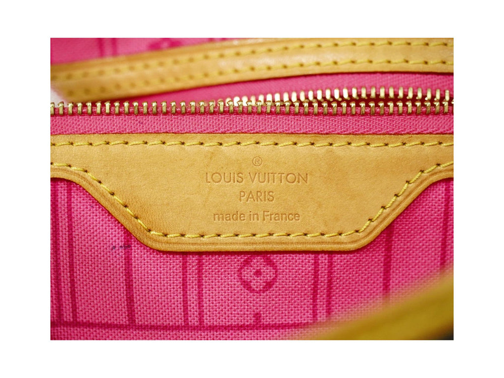 Cabas Louis Vuitton Neverfull Tote Mm Toile - Marron